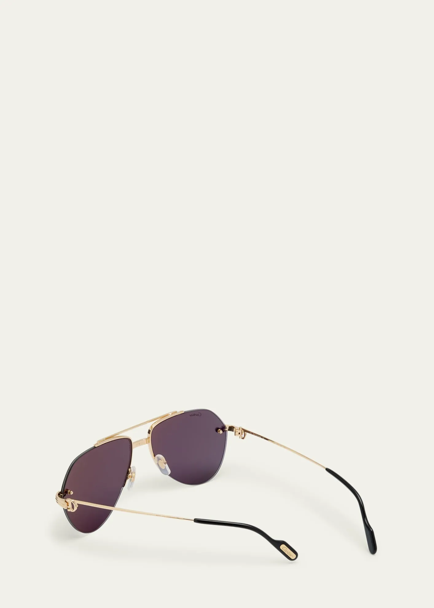 CartierMen's Metal Aviator Sunglasses