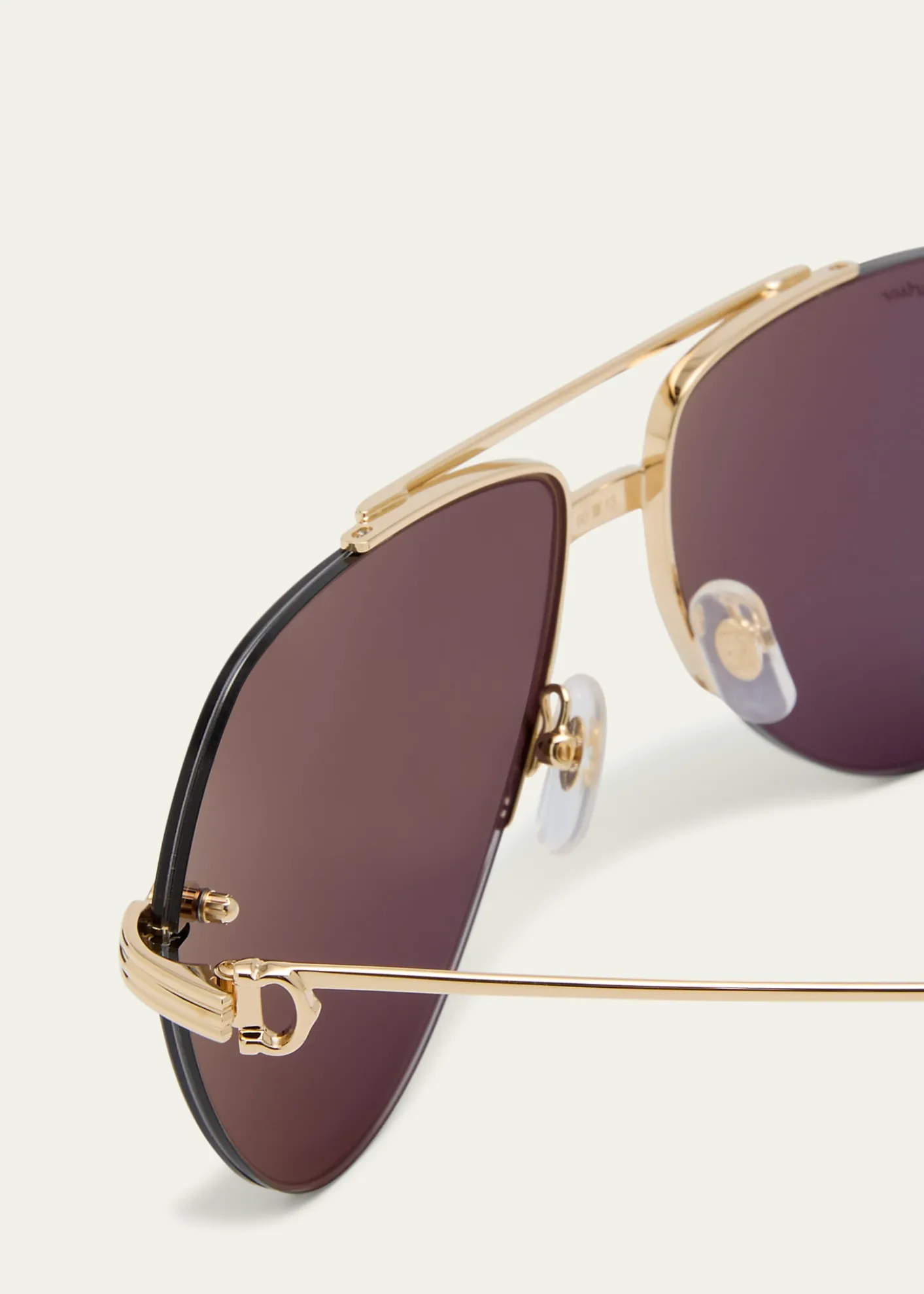 CartierMen's Metal Aviator Sunglasses
