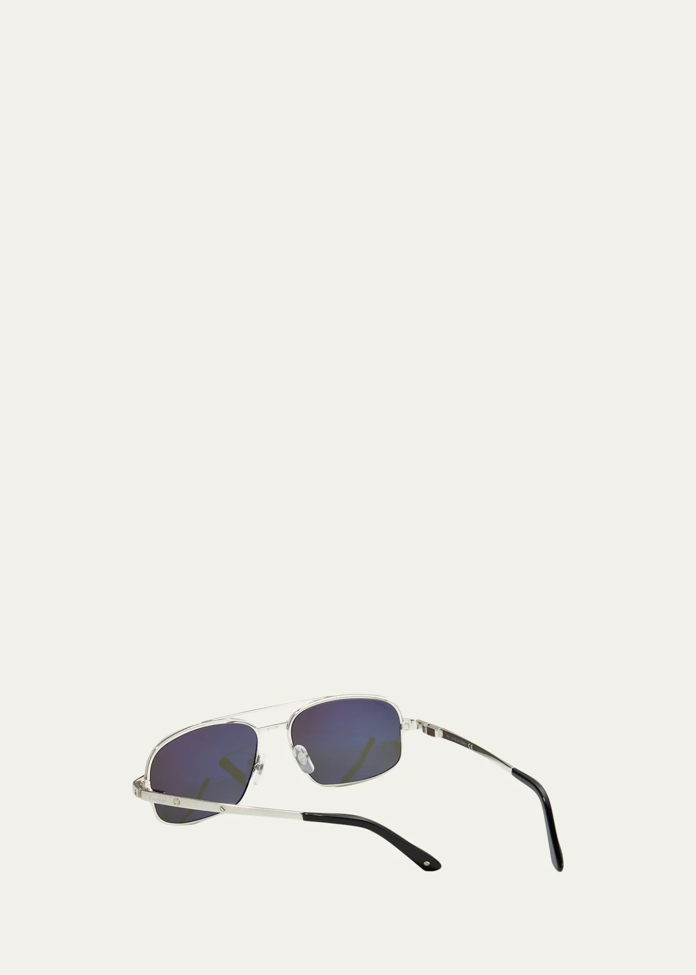 CartierMen's Metal Aviator Sunglasses