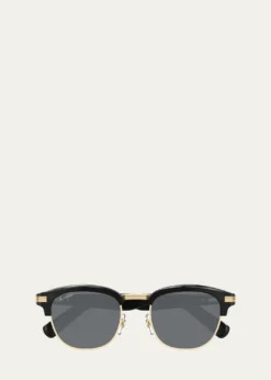 CartierMen's Round Two-Tone Sunglasses