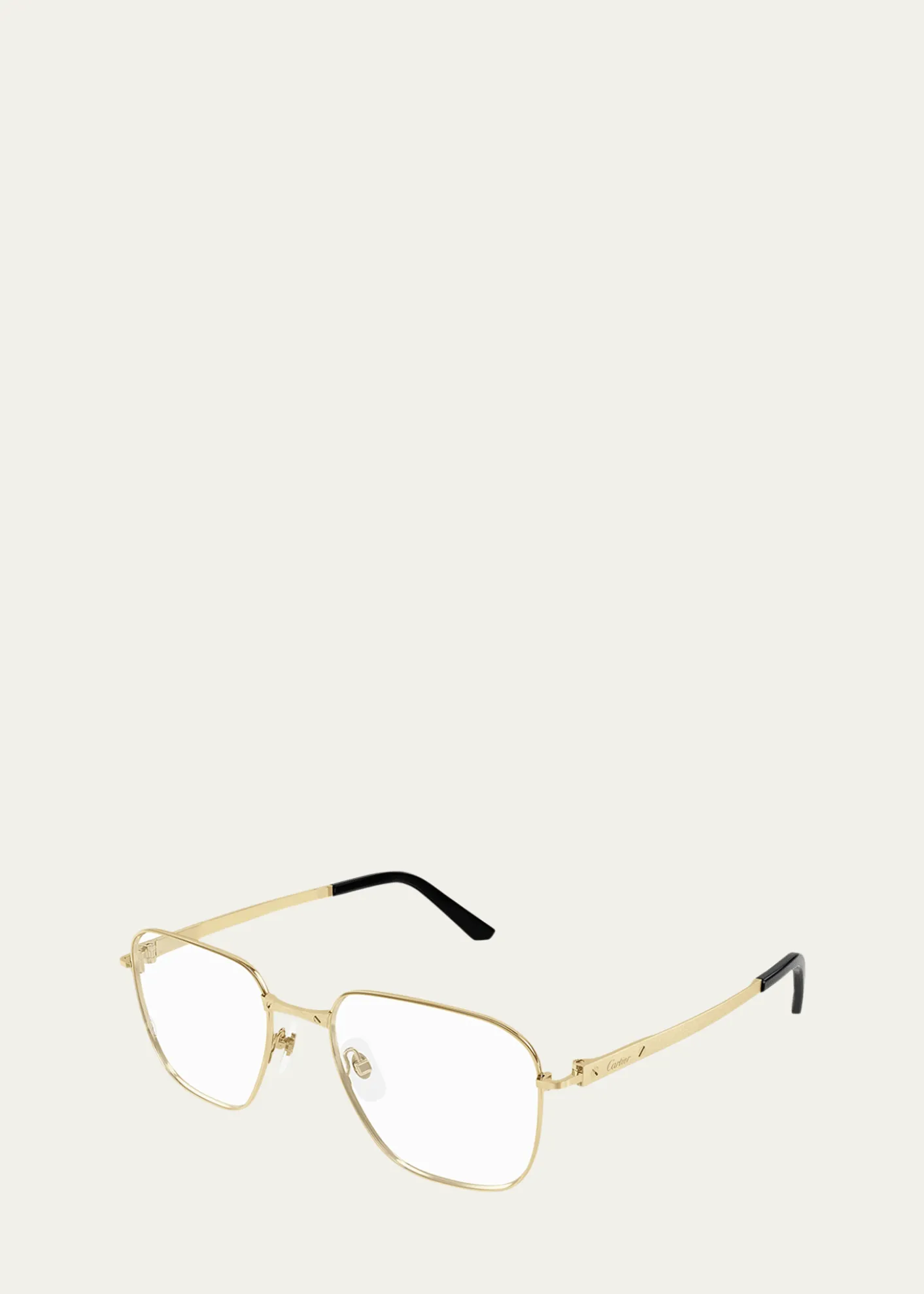 CartierMen's Titanium Aviator Optical Frames