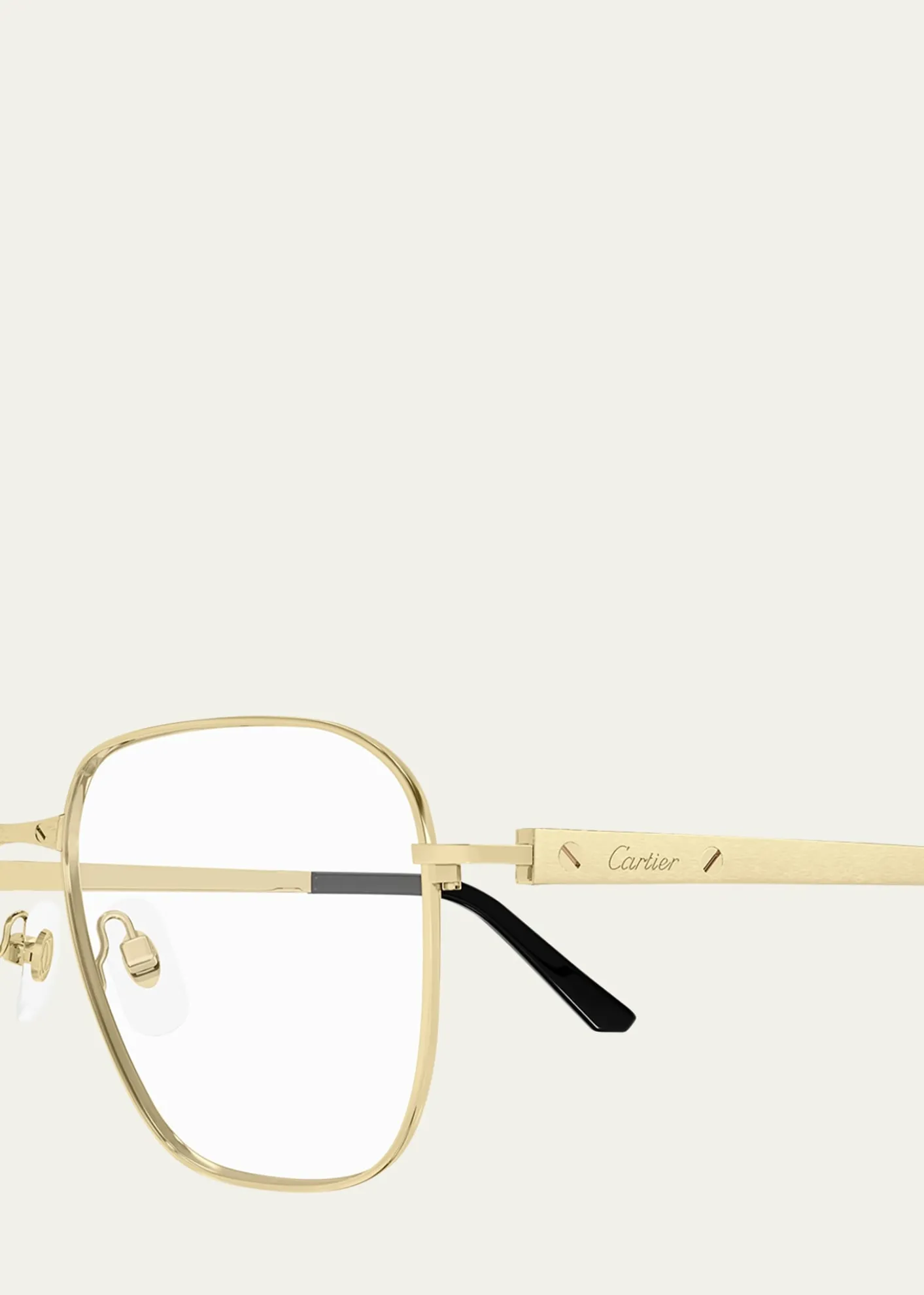 CartierMen's Titanium Aviator Optical Frames