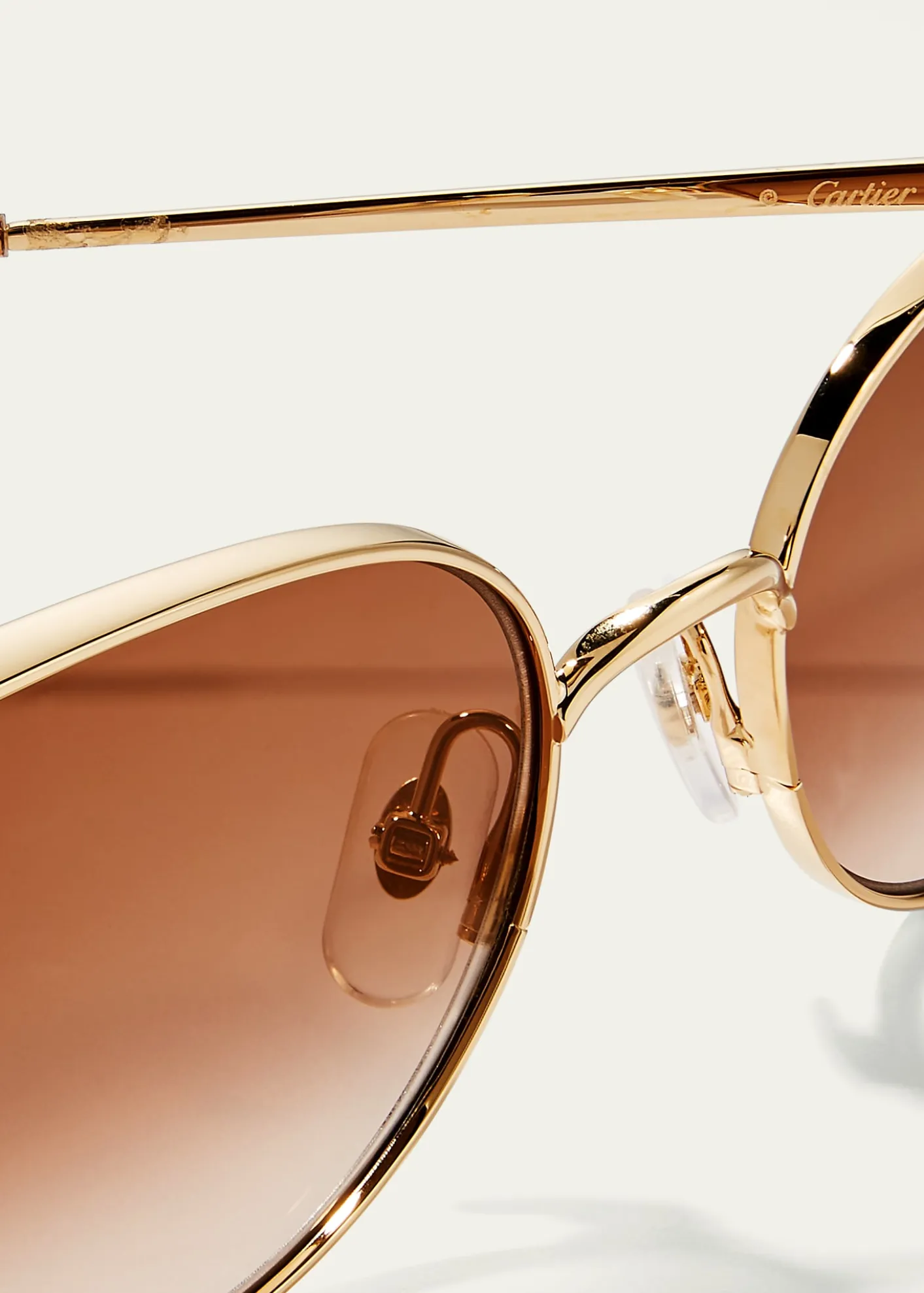 CartierPanthere Metal Cat-Eye Sunglasses