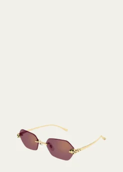 CartierPanthère de Cartier 55mm Geometric Sunglasses
