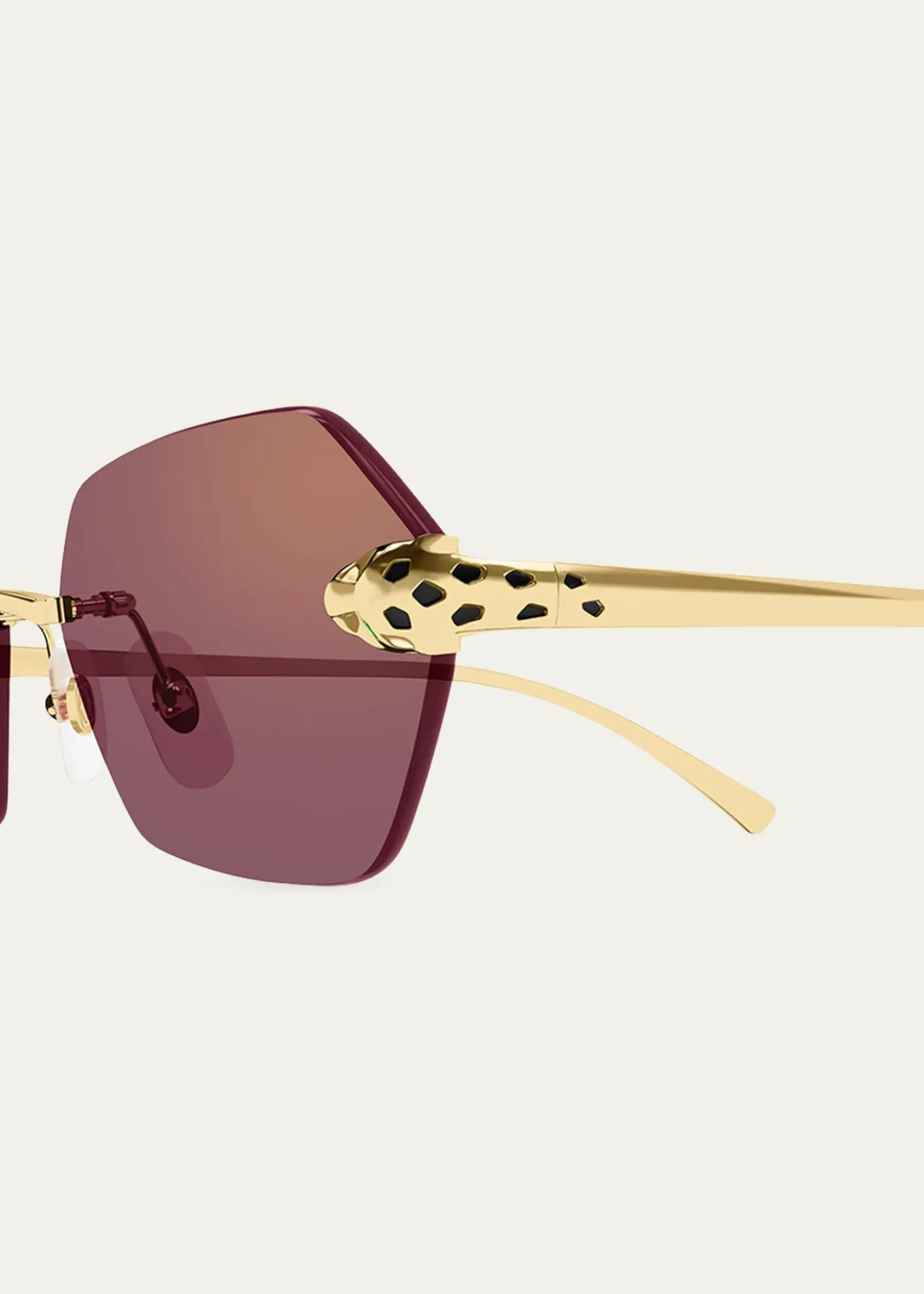 CartierPanthère de Cartier 55mm Geometric Sunglasses