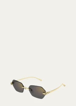 CartierPanthère de Cartier 55mm Geometric Sunglasses