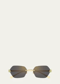 CartierPanthère de Cartier 55mm Geometric Sunglasses