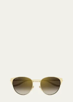CartierPanthère de Cartier 53mm Cat-Eye Sunglasses