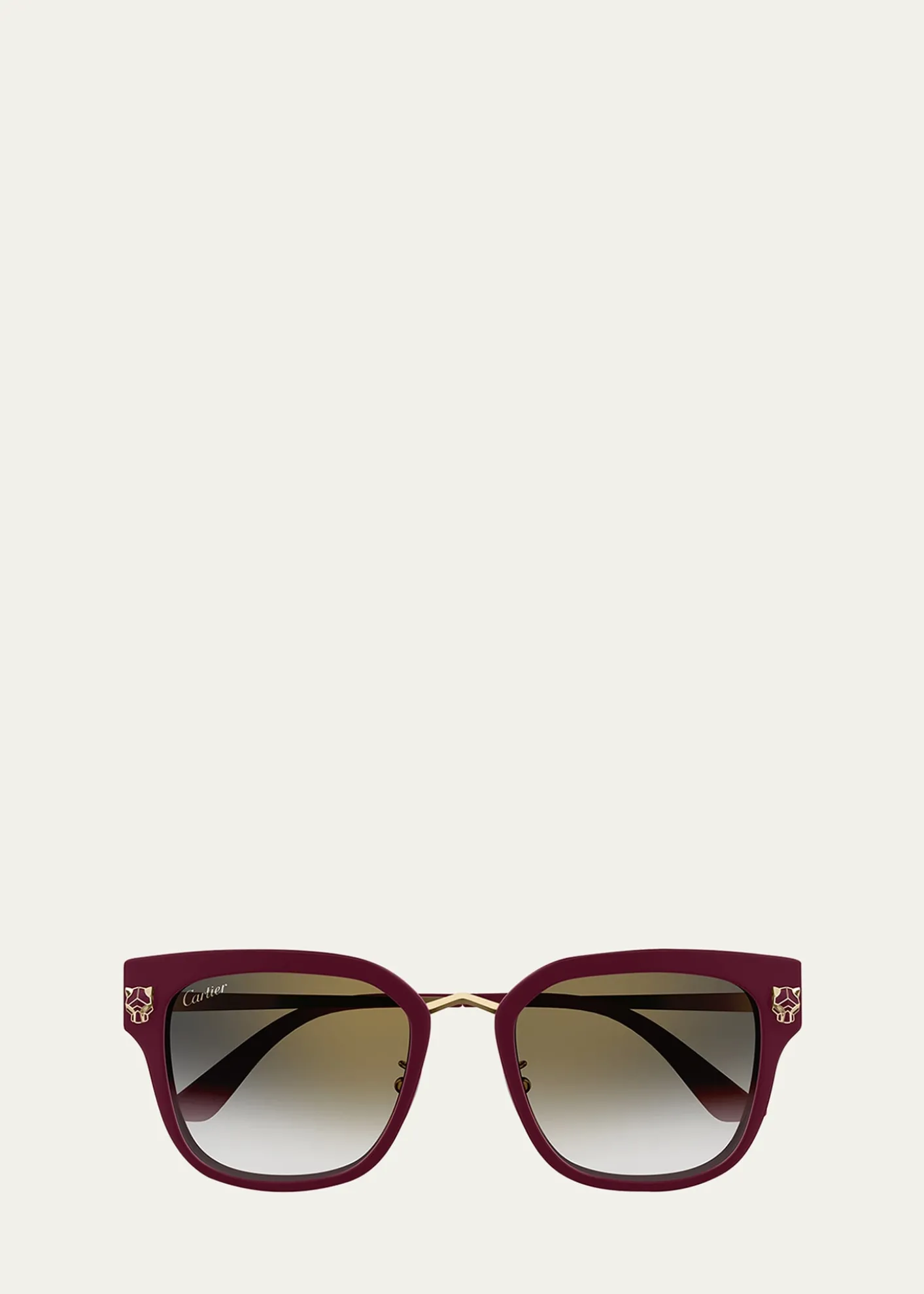 CartierRound Acetate Sunglasses
