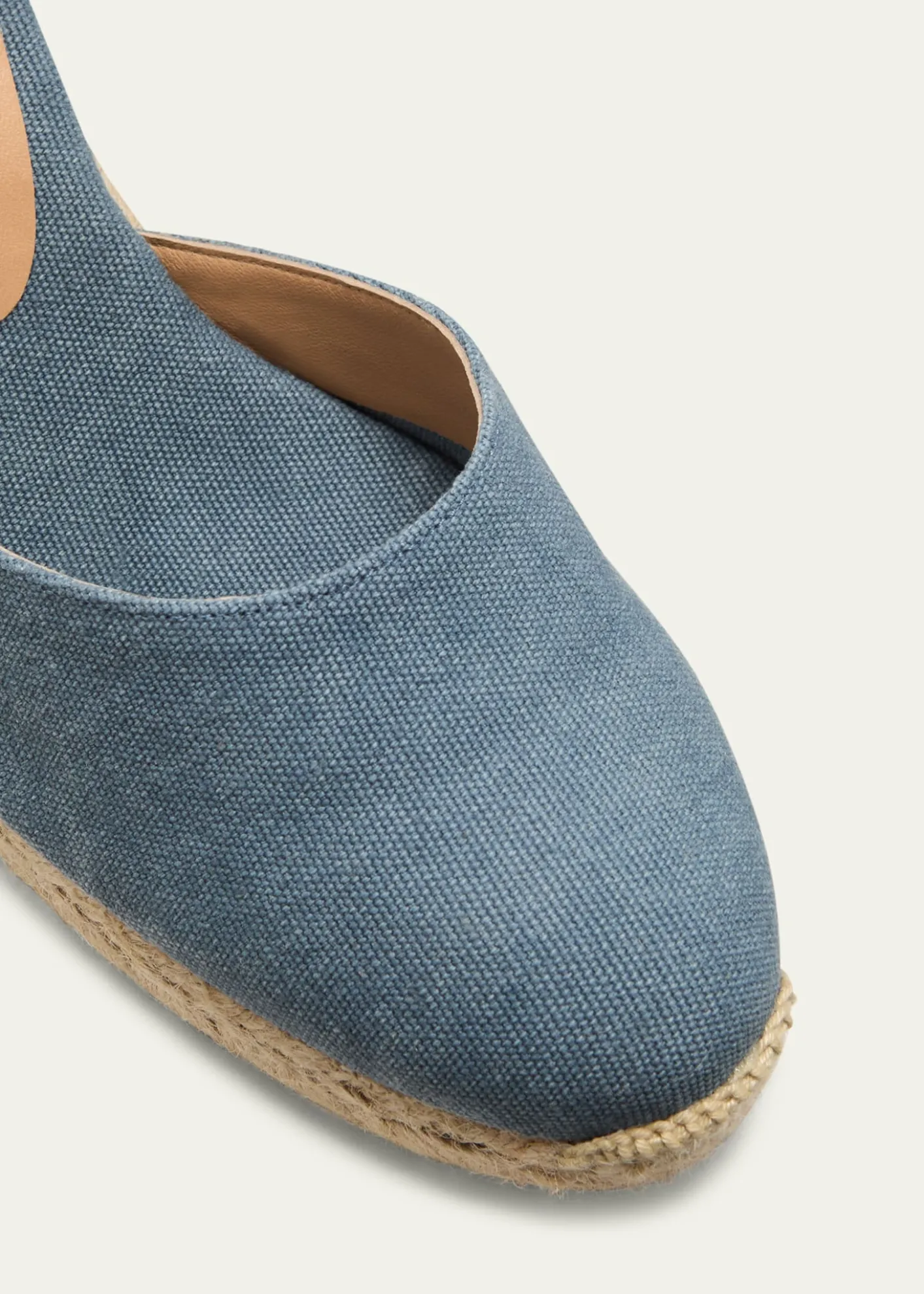 CastanerCarol Canvas Ankle-Strap Wedge Espadrilles