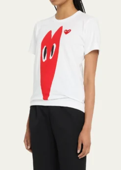 CDG PlayHeart Logo Short-Sleeve T-Shirt