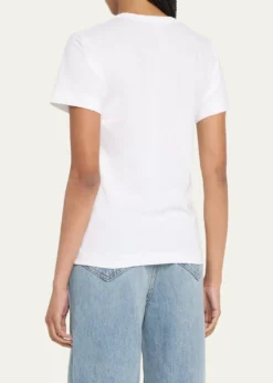 CDG PlayHeart Logo Short-Sleeve Cotton T-Shirt