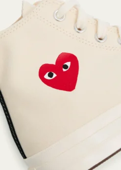 CDG Playx Converse Chuck Taylor Canvas High-Top Sneakers