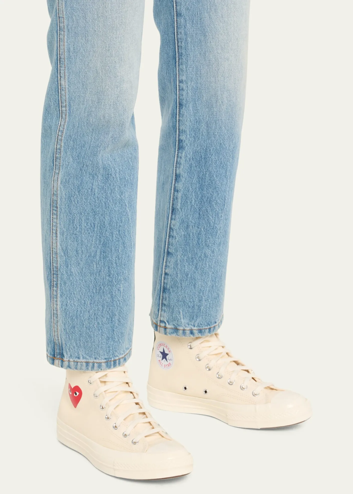 CDG Playx Converse Chuck Taylor Canvas High-Top Sneakers