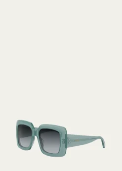CelineBold 3 Dots Acetate Square Sunglasses
