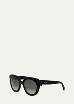CelineBold 3 Dots Acetate Butterfly Sunglasses