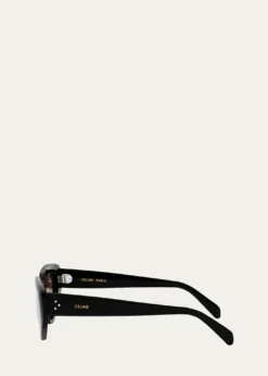 CelineBold 3 Dots Acetate Cat-Eye Sunglasses