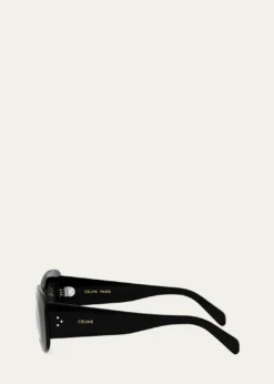 CelineBold 3 Dots Acetate Rectangle Sunglasses