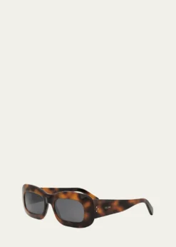 CelineBold 3 Dots Acetate Rectangle Sunglasses