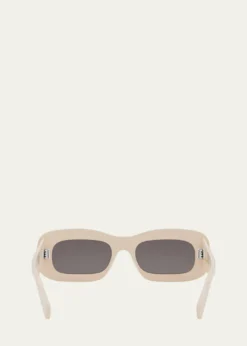 CelineBold 3 Dots Acetate Rectangle Sunglasses