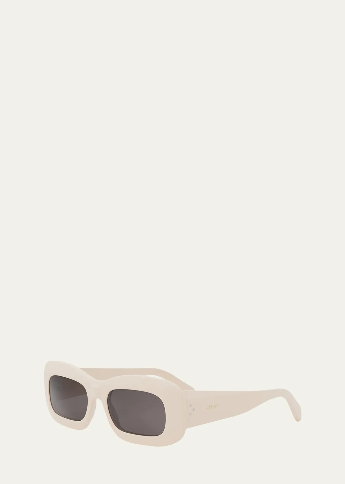 CelineBold 3 Dots Acetate Rectangle Sunglasses