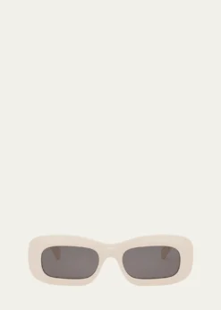 CelineBold 3 Dots Acetate Rectangle Sunglasses