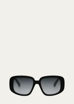 CelineBold 3 Dots Acetate Shield Sunglasses