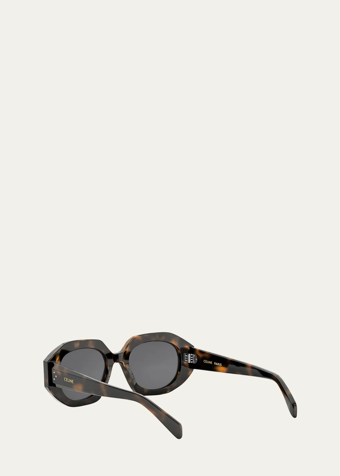 Celine3 Dot Geometric Square Sunglasses