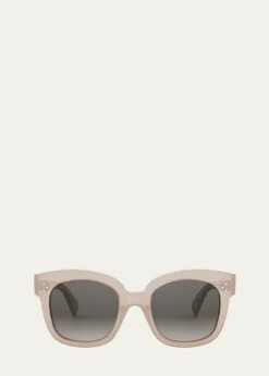 Celine3 Dots Acetate Square Sunglasses