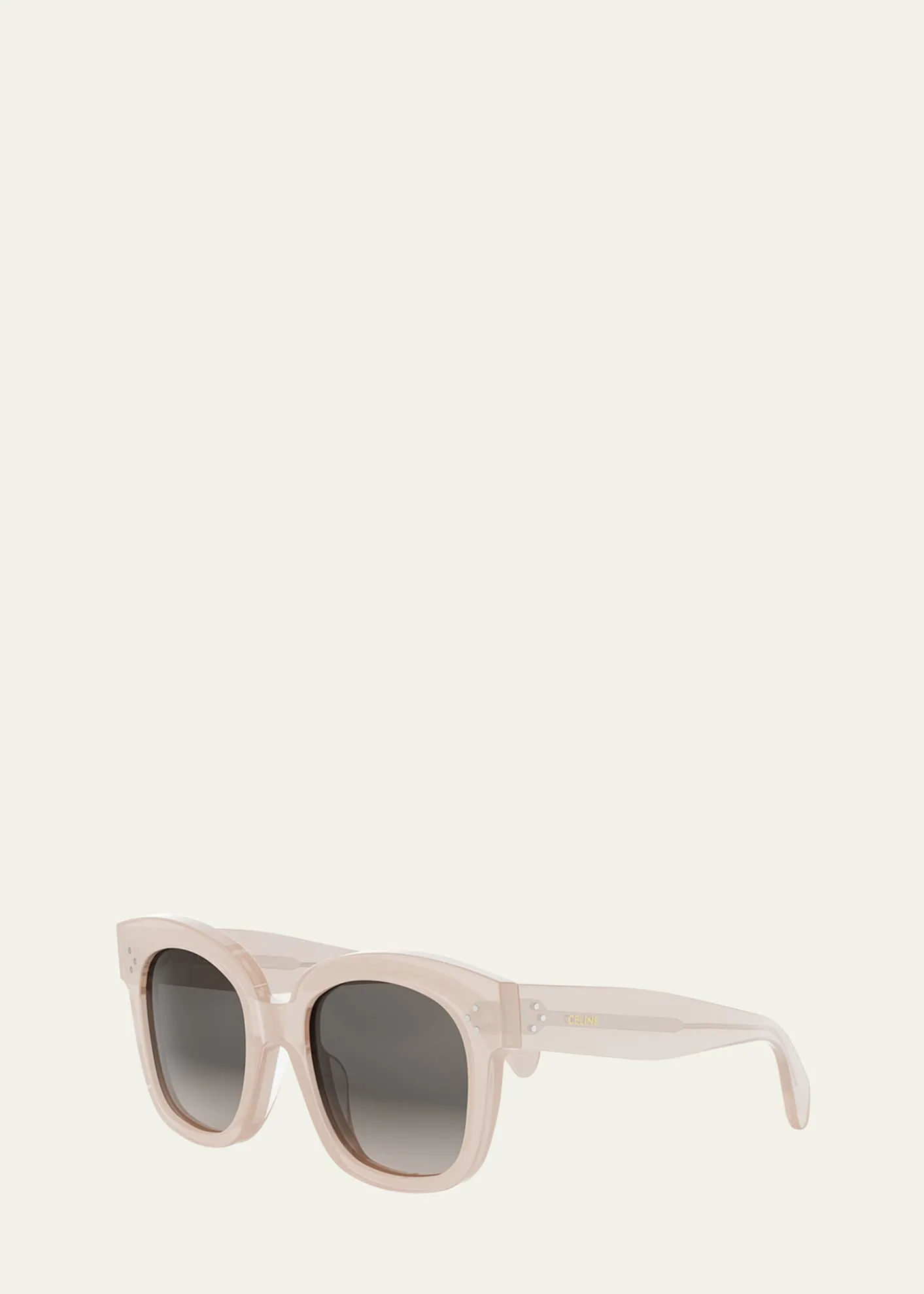 Celine3 Dots Acetate Square Sunglasses