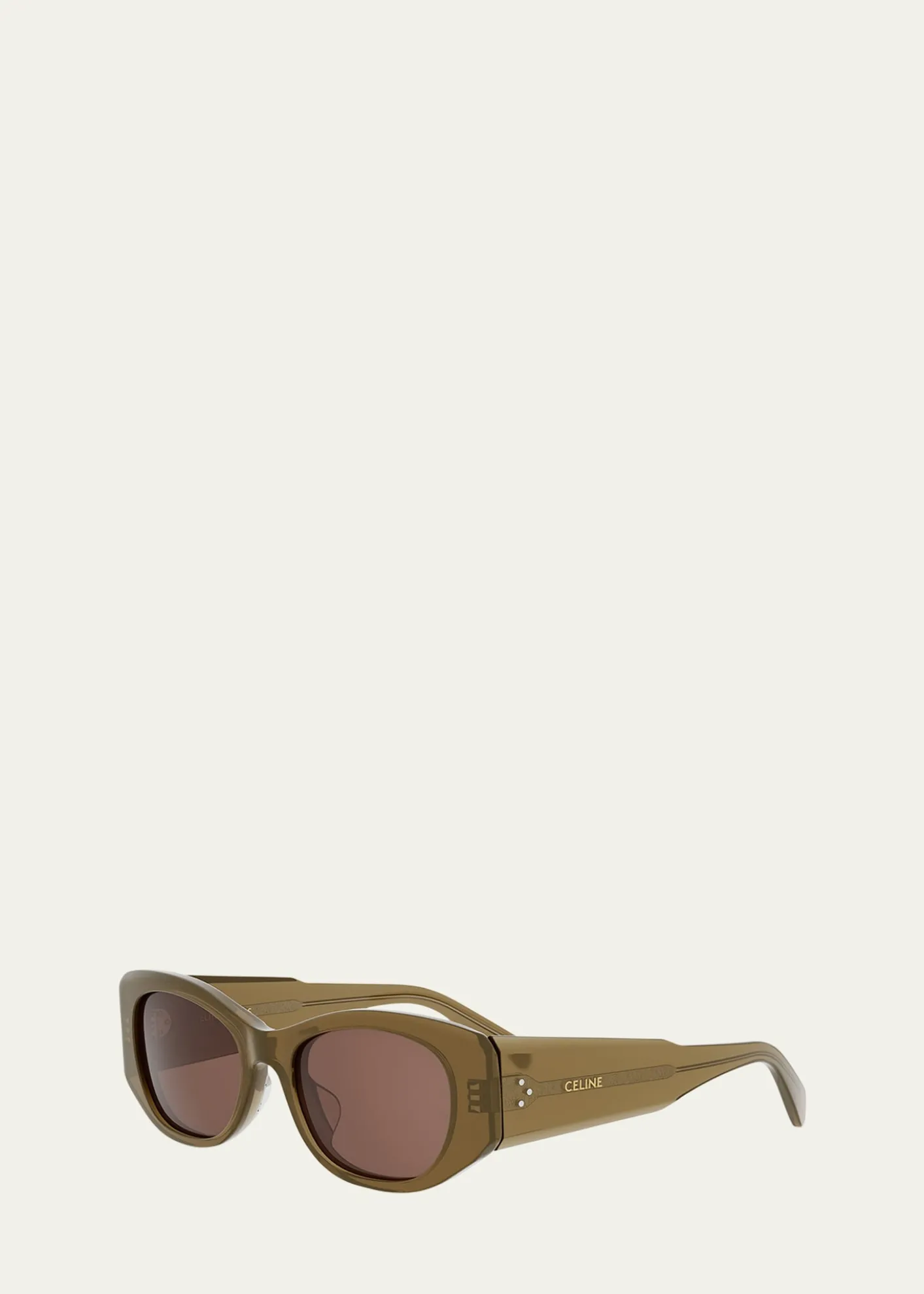 Celine3 Dots Oval Sunglasses