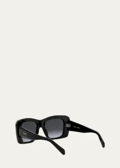 Celine3 Dots Square Sunglasses