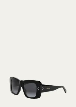 Celine3 Dots Square Sunglasses