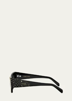 CelineEmbellished Acetate Cat-Eye Sunglasses