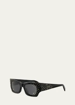 CelineEmbellished Acetate Cat-Eye Sunglasses