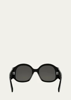 CelineMax Triomphe Round Acetate Sunglasses