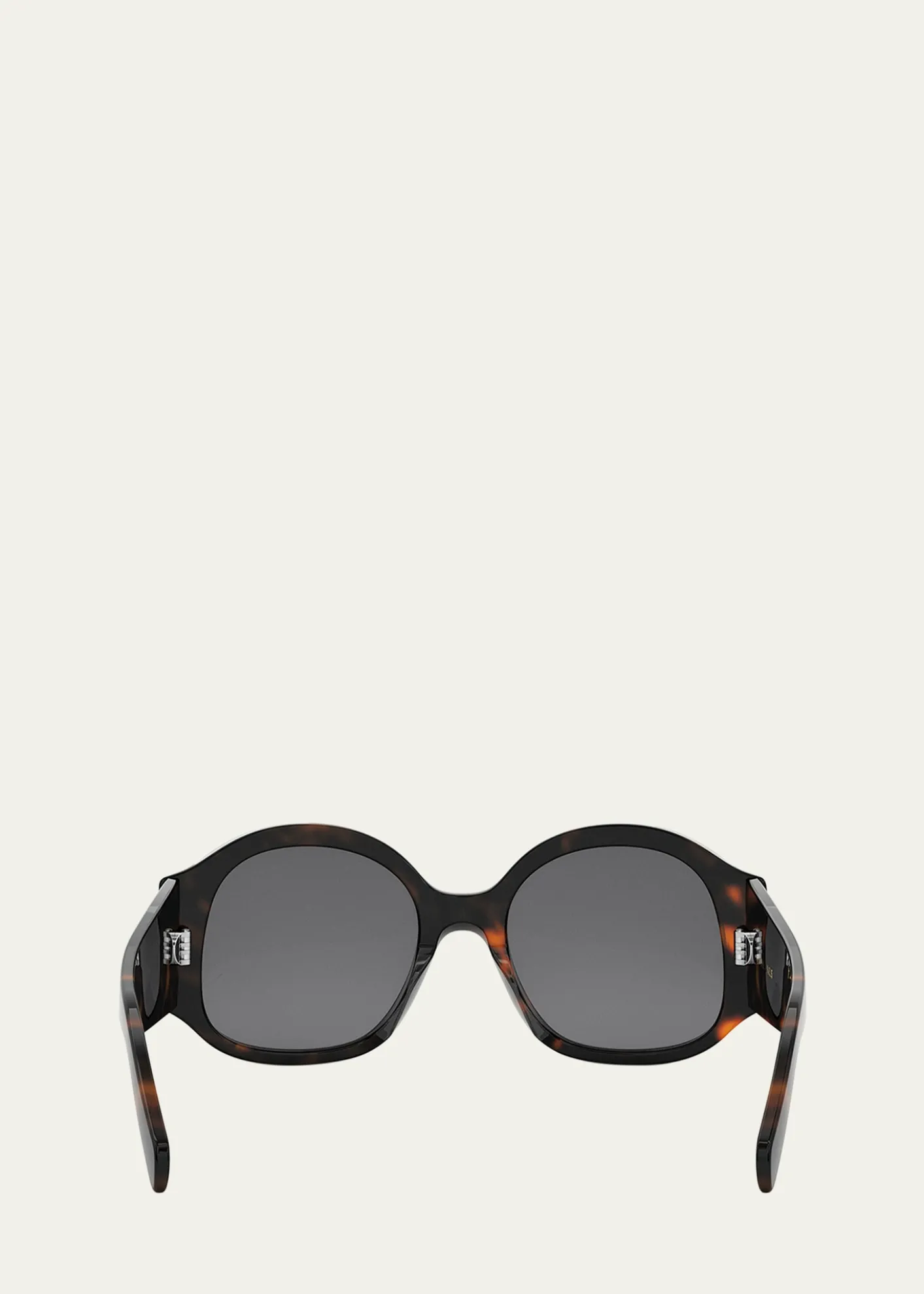 CelineMax Triomphe Round Acetate Sunglasses