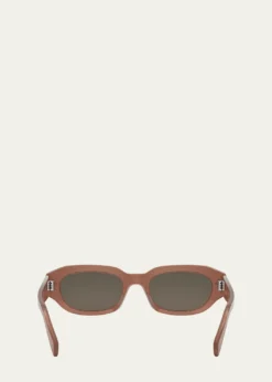 CelineMen's 3 Dots Acetate Rectangle Sunglasses