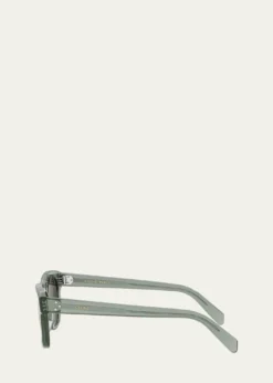 CelineMen's Acetate Round Sunglasses