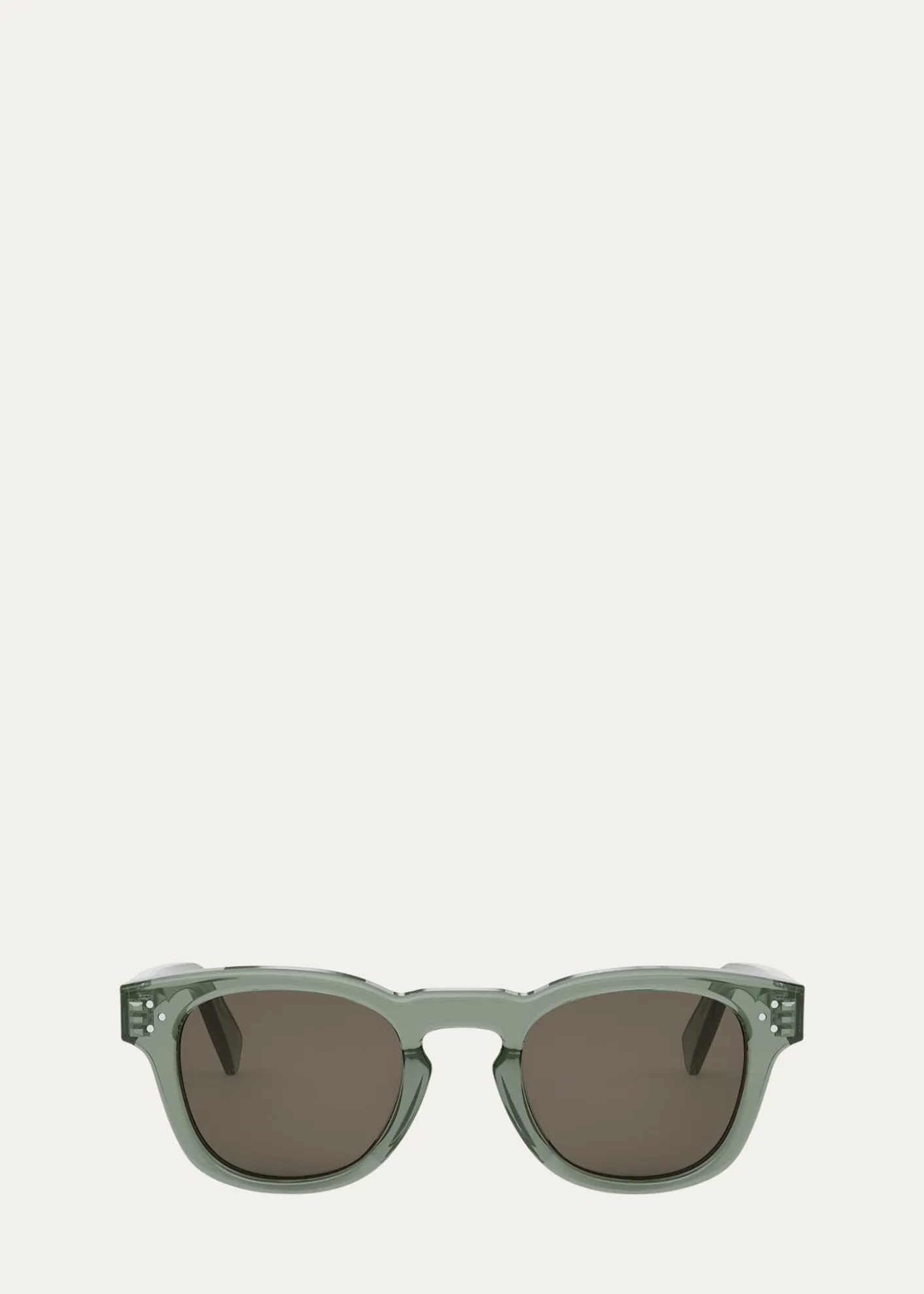 CelineMen's Acetate Round Sunglasses