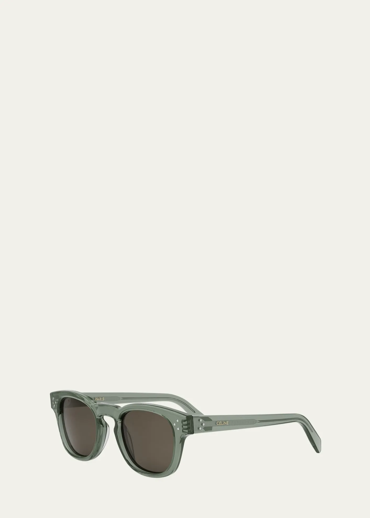 CelineMen's Acetate Round Sunglasses