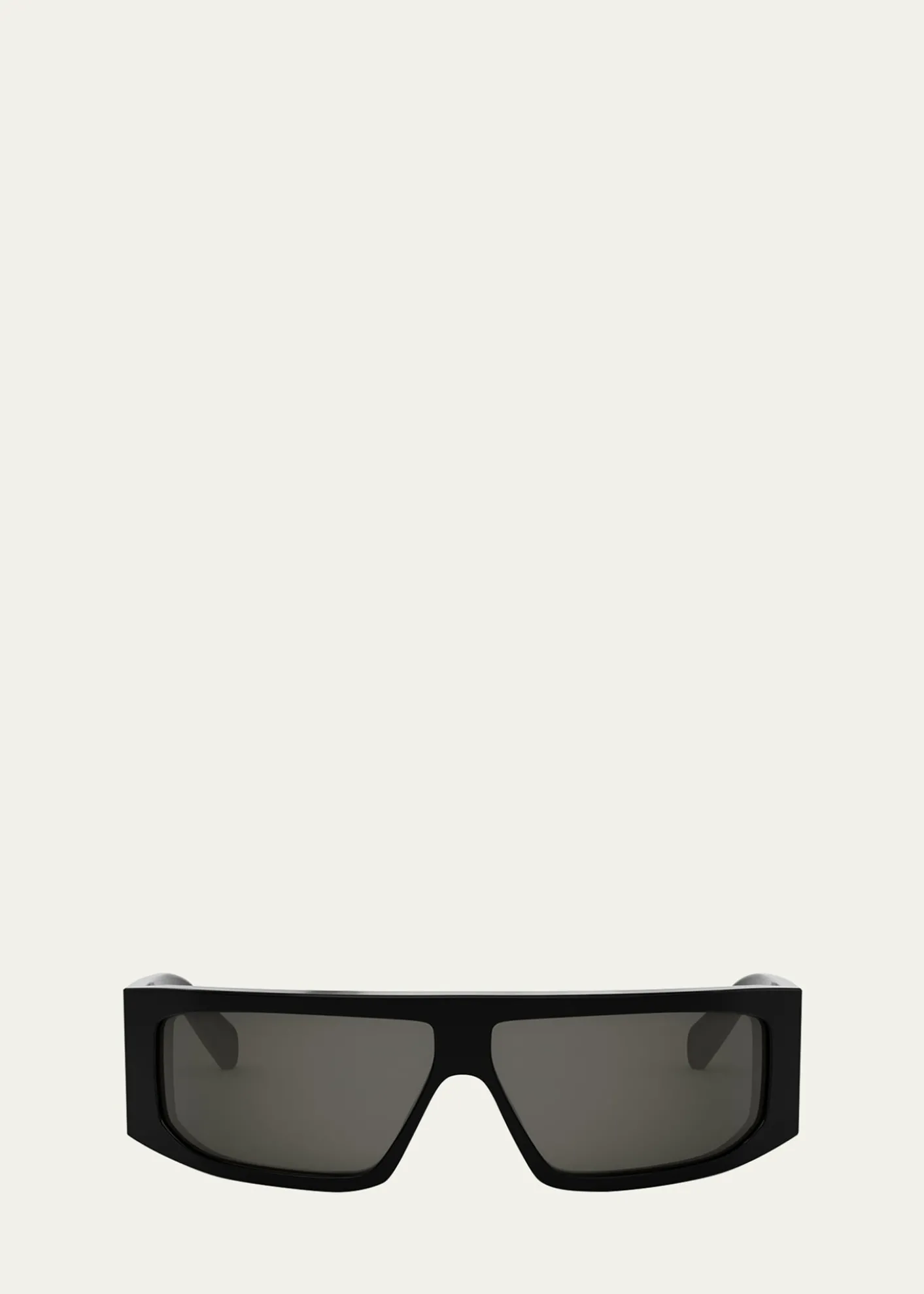 CelineMen's Acetate-Nylon Rectangle Sunglasses