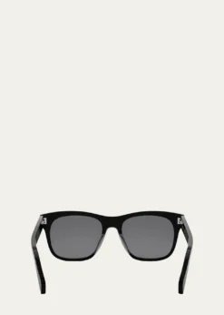 CelineMen's Celine Thin Acetate Square Sunglasses