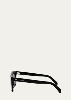 CelineMen's Celine Thin Acetate Square Sunglasses