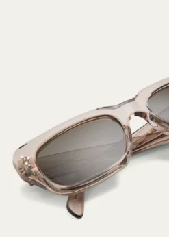 CelineMen's 3-Dot Acetate Rectangle Sunglasses