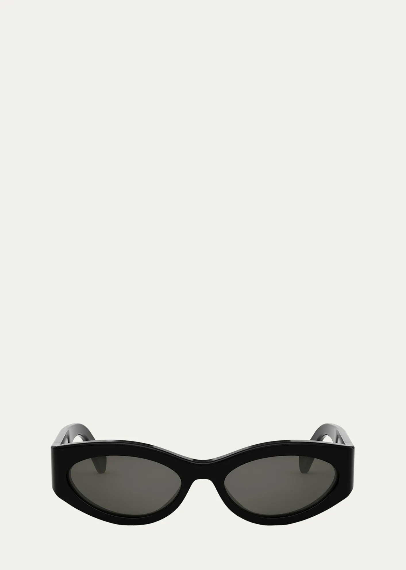 CelineMen's Monochroms Acetate Oval Sunglasses