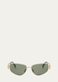 CelineMen's Triomphe Metal Cat-Eye Sunglasses
