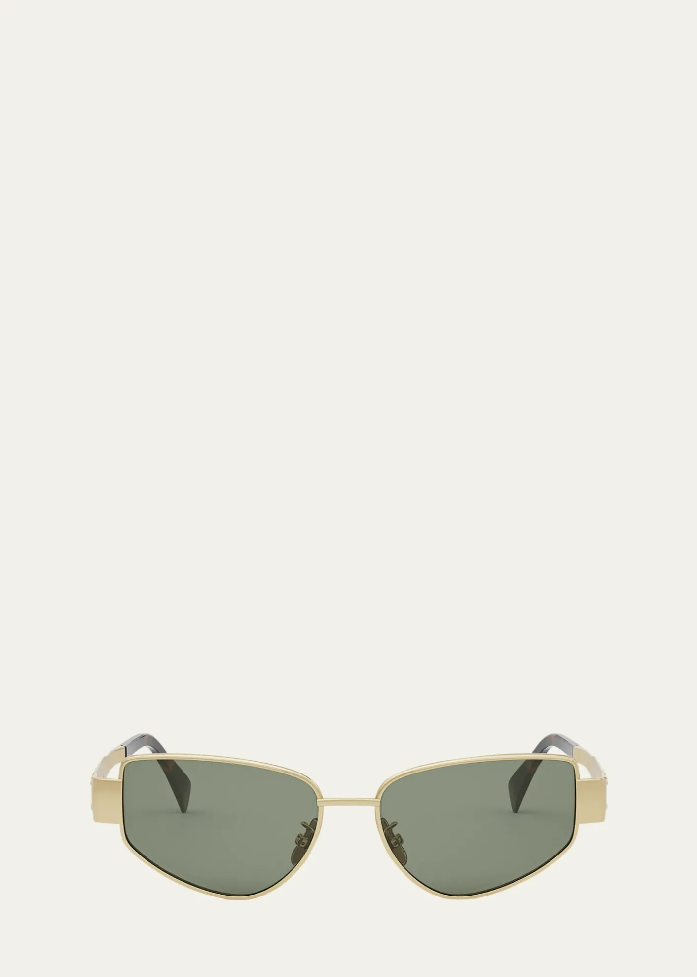 CelineMen's Triomphe Metal Cat-Eye Sunglasses