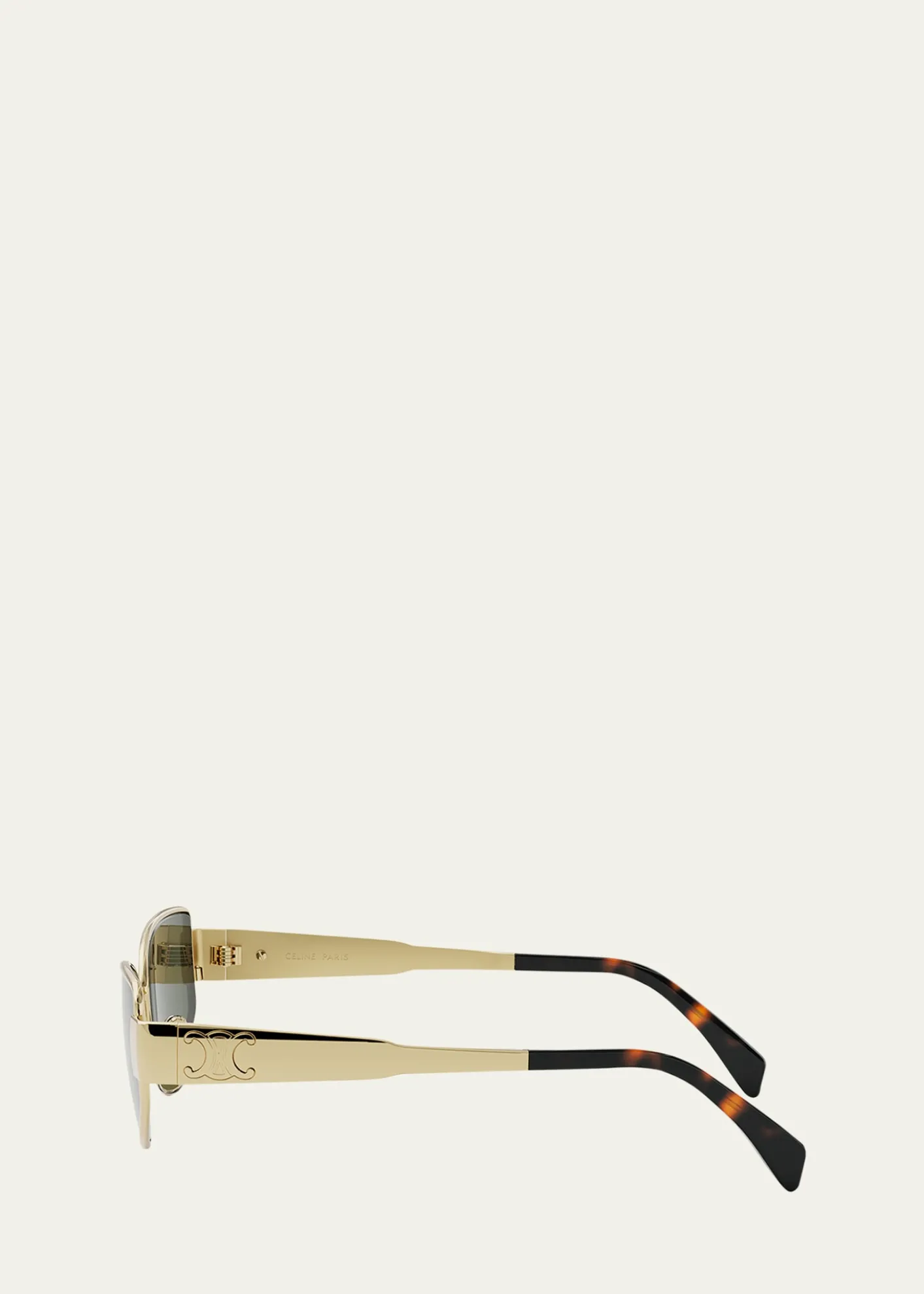 CelineMen's Triomphe Metal Cat-Eye Sunglasses
