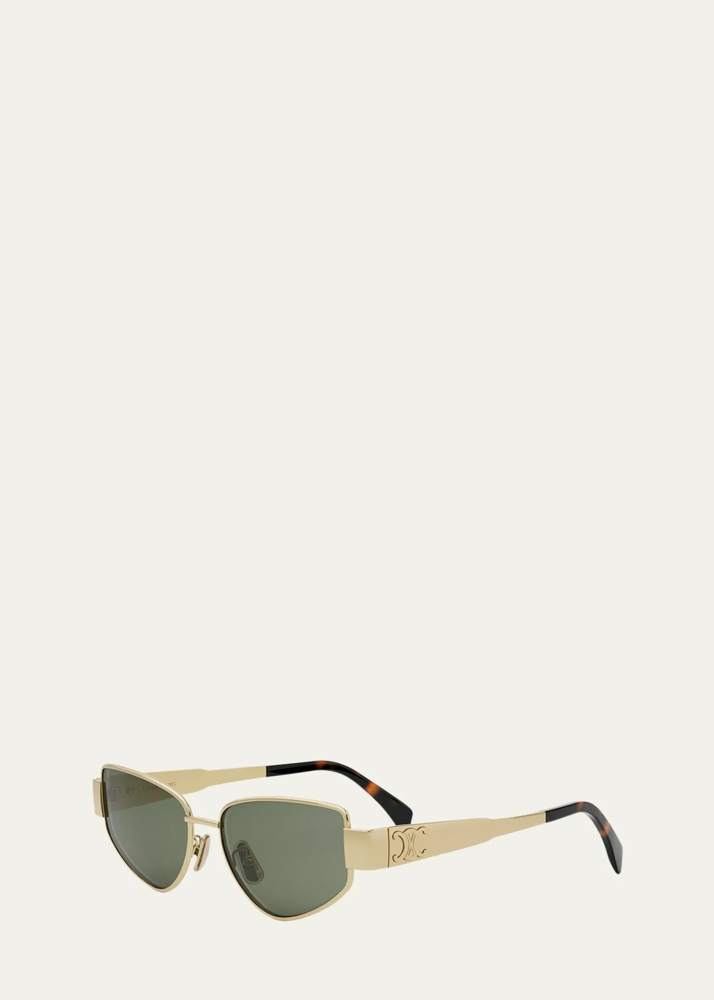 CelineMen's Triomphe Metal Cat-Eye Sunglasses